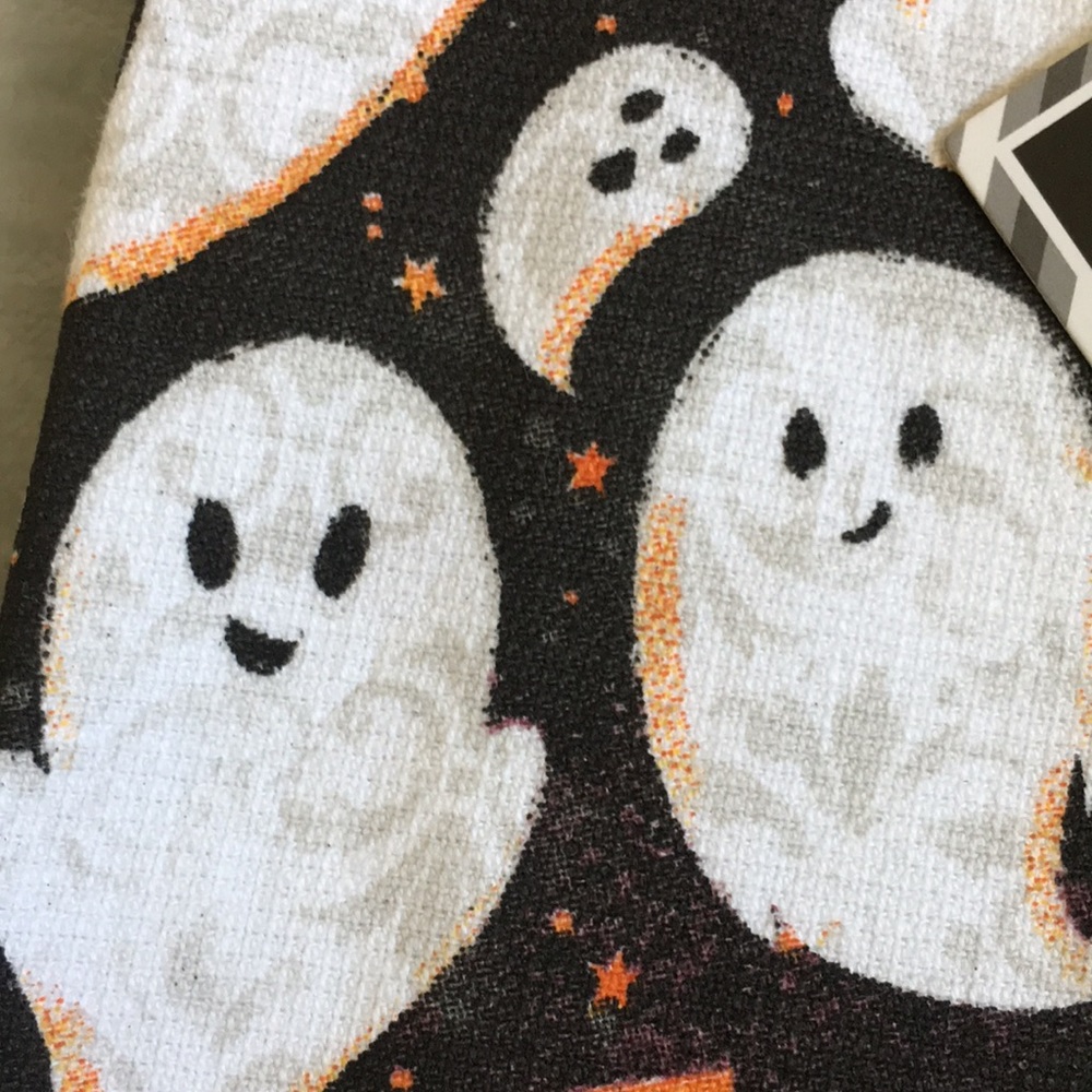Ghosts Boo Y’all Kitchen Towel Cotton NWT Kay Dee Designs 26x16” - Picture 4 of 16